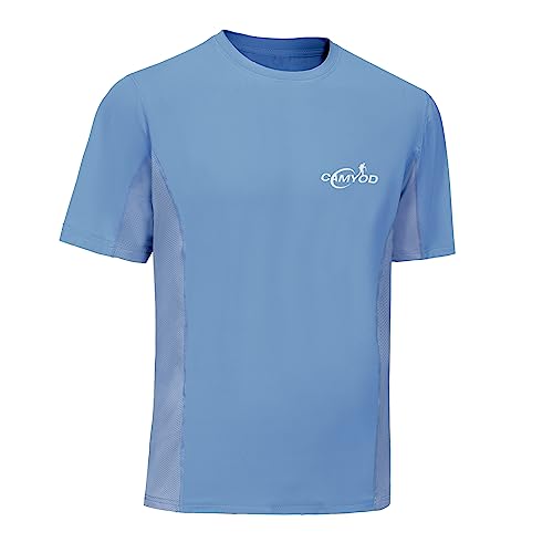 Men Fishing Shirt for Men UV Sun Protection Shirts UPF 50+ Short Sleeve