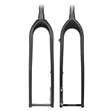 BSFHQS 27.5 29in Mountain Bikes Rigid Fork 1-1/2' Tapered Full Carbon Fiber Bike Hard...