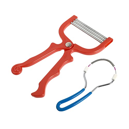 HONMEET Chin Hair Removal for Women Spring Facial Hair Remover Manual Epilator Threading Epilator for Face