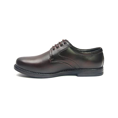 Image of Formal Shoes for Men with TPR Rubber Sole Office /Outdore Genuine Leather Derby Shoes