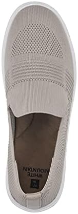 WHITE MOUNTAIN Shoes Women's Dynasty Slip-on Sneaker, Taupe/Fabric, 11 M | Image 3