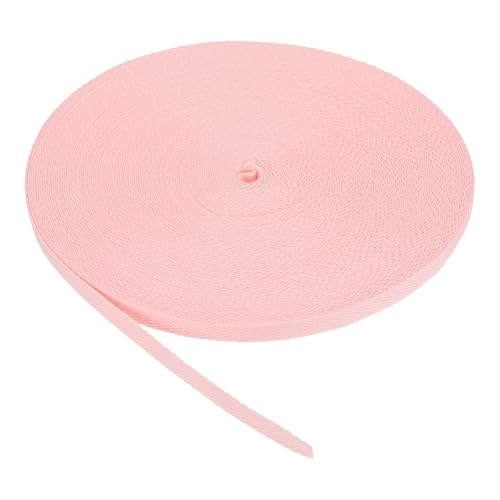 Ruban en coton sergé 6mm rose clair pour éviter l'effilochage de vos tissus en couture