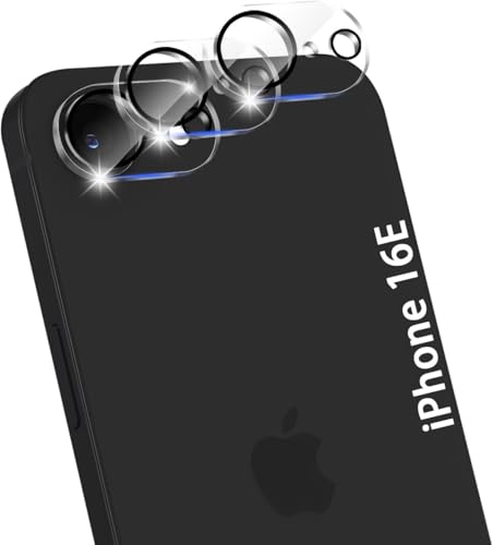 Image of Xmon Back Camera Lens Protector for iPhone 16e (1 Pack) Premium Camera Glass Protector Guard, Anti-Scratch, Ultra-Clear, Easy Installation
