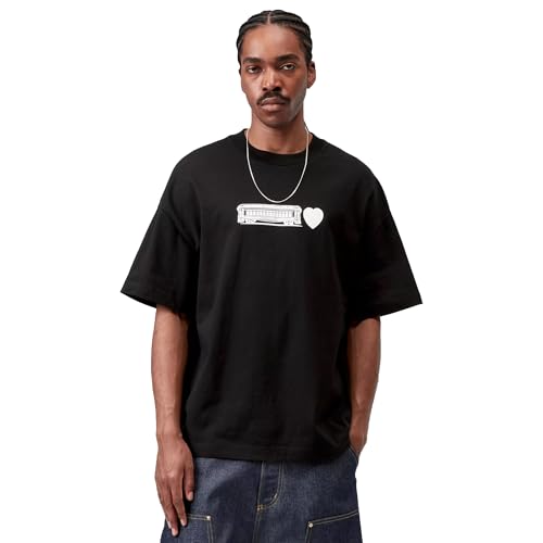 CARHARTT WIP Men's S/S Deconstructed Label T-Shirt Black