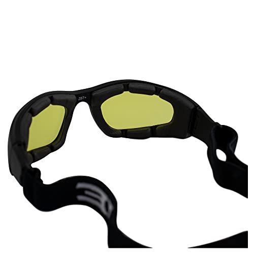 2 Pairs Epoch Motorcycle Goggles With Black Frames And Clear Yellow Lenses #TOP5