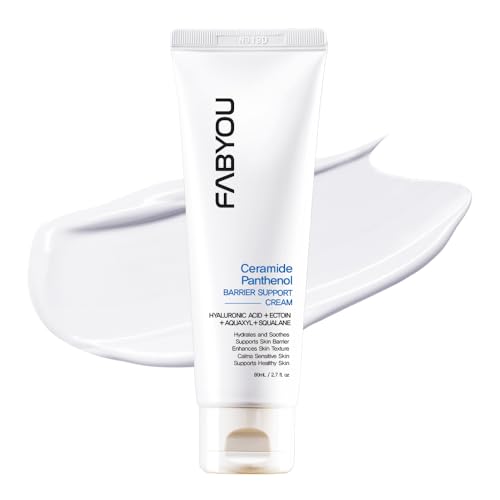 FABYOU Ceramide Panthenol Barrier Support Moisturizer 2.71 fl oz - Long-lasting Hydration & Soothing...