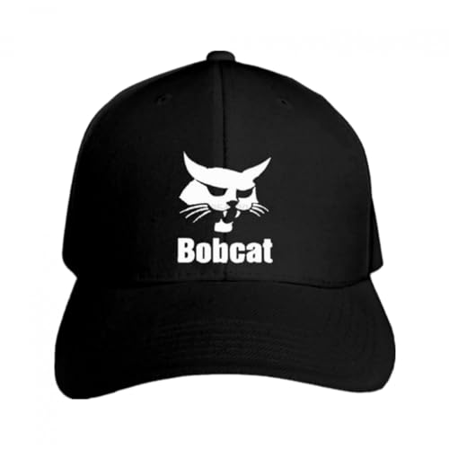 LEPTWORLD Casquette de Baseball Mark Cap BB Casquette de Baseball imprimée Bobcat Heavy Equipment Logo pour Homme avec visière Cadeau