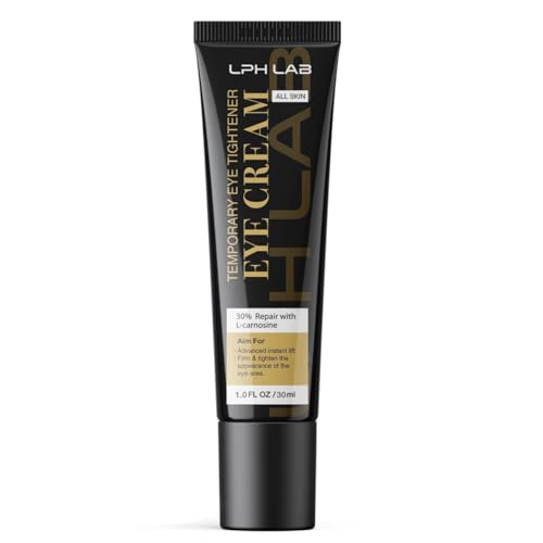 LPH LAB Instant Firm Eye Tightening Cream: Temporary Under Eye Bag Puffiness Removal - Rapid Eyebags Tightener Reducer Treatment for Senior Men and Women, 30mL