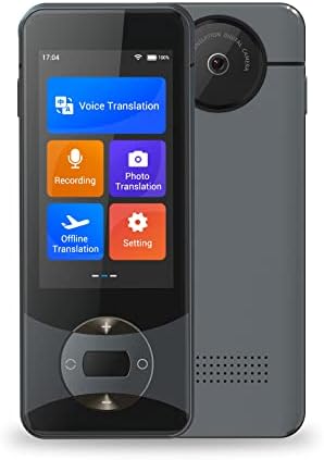Anfier Language Translator Device 127 Languages AI Voice Translator W10 with 3.0 inch Touchscreen Image Translation Support Instant Two Way Translation for Travel Business