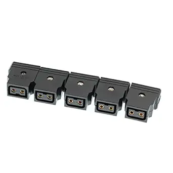 DRRI 5Pcs/Lot Female D-tap/P-tap Connector for Camcorder Rig Power Cable V-Mount DSLR Anton Camera Battery