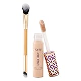 tarte shape tape concealer & brush – Instant Full Coverage for Under Eye, Dark Circles, Redness & Discoloration, Dermatologist-Tested, Vegan, Cruelty-Free, full size, 20B light