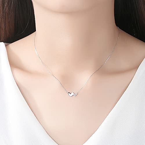 Colliers pendentif cardiaque femmes bijoux mariage engagement chic
