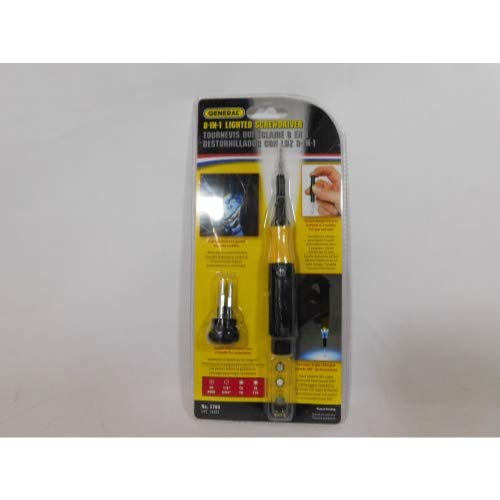 Lighted Screwdriver Set GENERAL TOOLS Ratchet 1700 038728260024