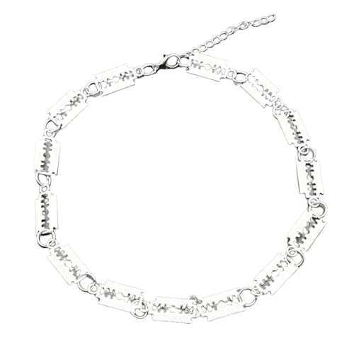 Collar de hoja pequeña gargantilla punk gótico para jóvenes