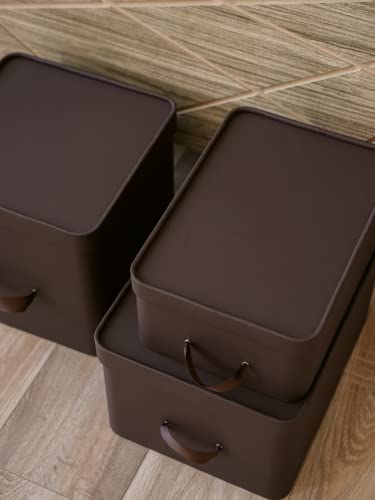 Rompicato Scatola portaoggetti in ecopelle Cassa S...