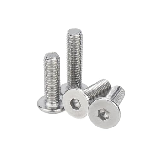 5~50��/���b�g M2 M2.5 M3 M4 M5 M6 M8 �� �������b�L 304 �X�e�����X�| CM �Z�p �Z�p�\�P�b�g �����^ �t���b�g �E�F�[�n�w�b�h �l�W QAICHFKS(White 304,M4x14mm (20pcs))