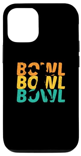 iPhone 15 Pro Bowl Retro Bowling Vintage Bowler Boys Girls Youth Kids Case