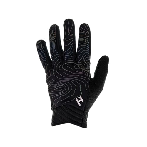 Handup Cold Weather Mountain Bike MTB Bicycle Enduro Downhill XC Cycling Winter Full Finger Gloves (Lucid Topo, Medium)