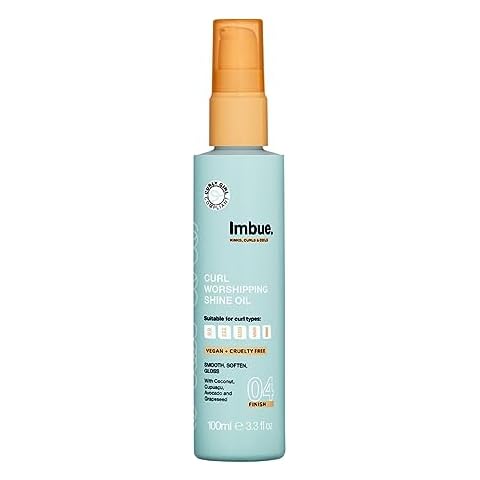 Imbue Curl Nourishment Oil for Curly Hairs 3.3 fl oz - Vegan, Curly-Girl Compliant, Curls Styling Product Cover