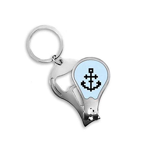 Cutter coupe-ongles pixel voilier d'été DIYthinker en acier robuste