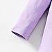 Toddler Baby Girls Long Sleeve Ruffle T Shirt Kids Casual Plain Solid Top Blouse T-Shirt Undershirt (Purple,6-7 Years)