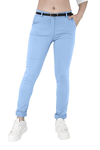 JOPHY & CO. Pantalone Elasticizzato Donna Chino con Cintura