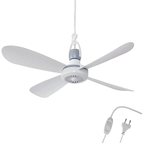 Bestlivings Mobiler Deckenventilator mit Stecker und Schalter Cover