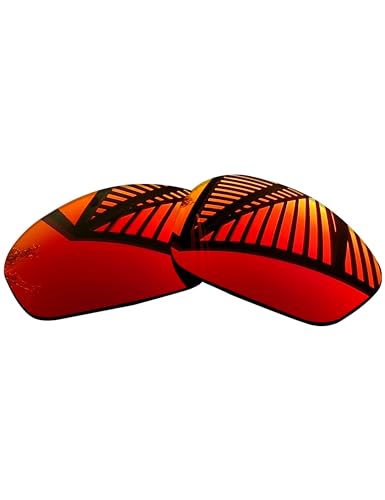 Image of 4 Pairs Replacement Lenses for Oakley Straight Jacket 2007 Sunglasses - Solid Black+Titanium+Ice Blue+Fire Red