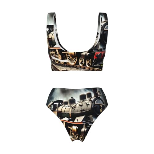 Maillot de bain 2 pièces ventre plat pour sculpter la silhouette à la plage