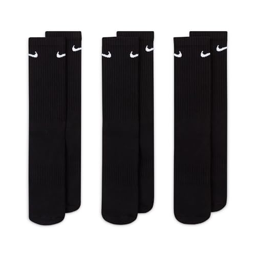 Nike unisex-adult Unisex Nike Everyday Cushion Crew 3 Pair