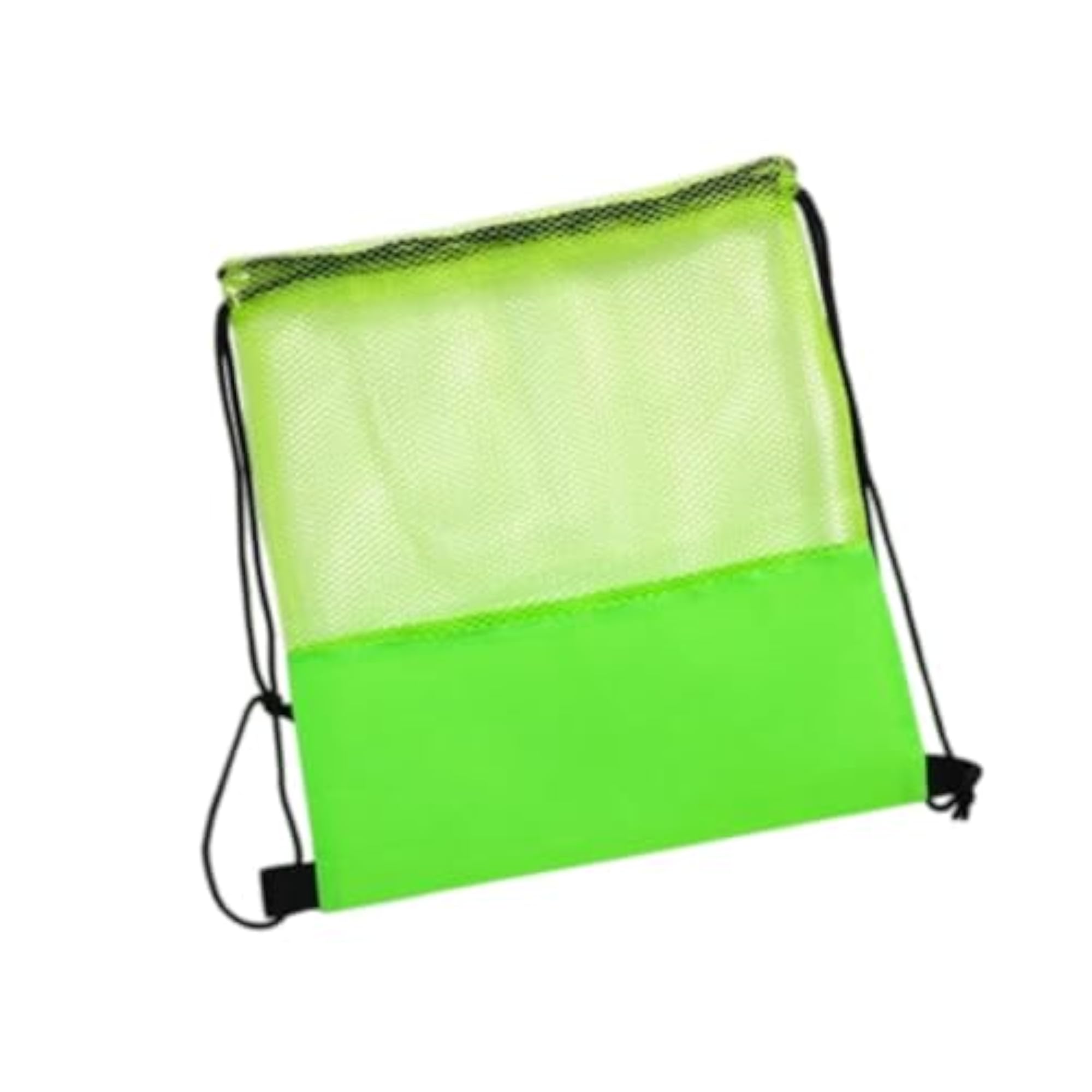 Portable Drawstring Basketball Backpack, Green