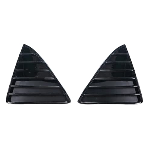 Cache phare antibrouillard noir brillant pour Ford Focus 3 2011-2014 paire