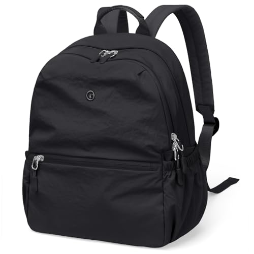 Image of GOLF SUPAGS 13L Mini Backpack Lightweight Nylon Daypack for Women, Small City Pack, Versatile Ladies Backpack for Shopping & Travel, Black