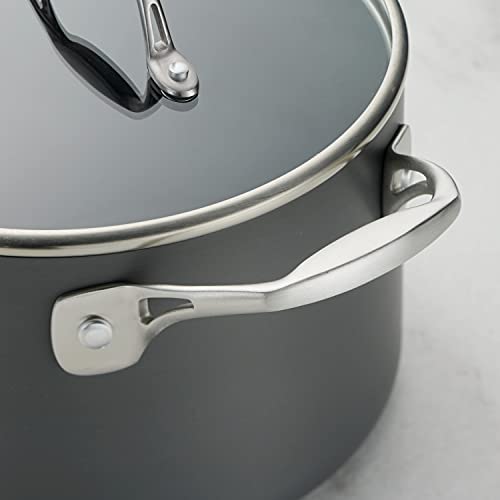 Image of Tramontina Covered Sauce Pan Hard Anodized 4 Qt