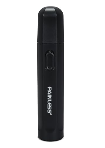 Image of Painless 2025 2-in-1 Electric Nose & Ear Hair Trimmer - Stainless Steel Blades, Painless Grooming for Men & Women (AA BATTERY)