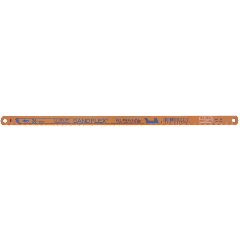 Bahco 300 mm Bi-metal Hacksaw Blade, 18 TPI