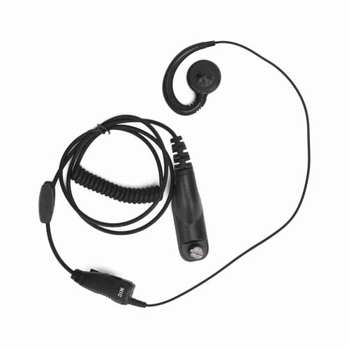 Walkie Talkie auricular de TPE en forma de G para hostelería y eventos 6
