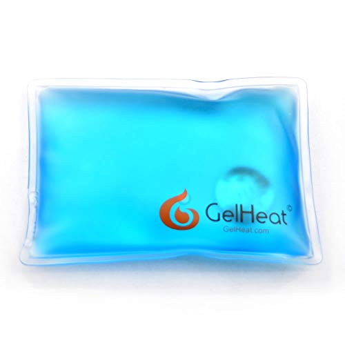 Cuscinetti in gel scaldamani a riscaldamento instantaneo, confezione da 5 unità, cuscinetti riutilizzabili con azionamento a pressione, Blue