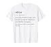 Editor Funny Definition Editors Video Editing Retirement T-Shirt