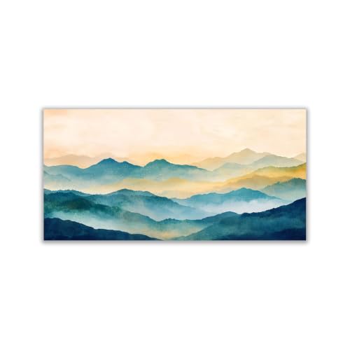 Posters abstraits bleu moderne pour transformer l'ambiance de votre bureau