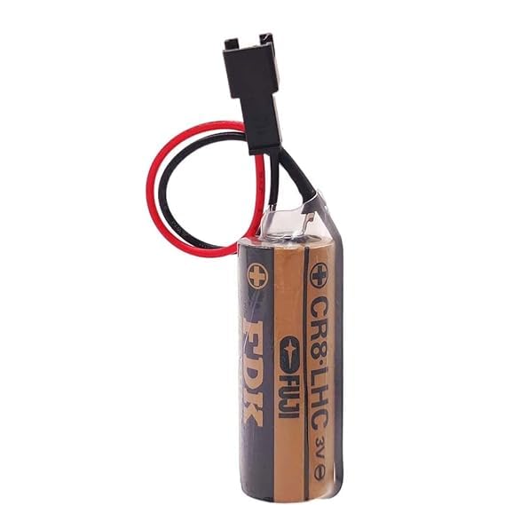 Microusb Compatible with Fuji FDK 3V CR8. LHC Lithium Battery with Black Plug (Pack of 1)