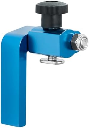 POWERTEC 2-1/4" Fence Flip Stop for Table Saw, Miter Saw, and Drill Press, T Track Accessories for Woodworking, 1PK (71135)