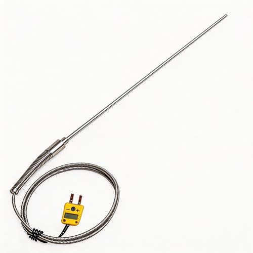 Thermocouple de type K TL1915SL, capteur thermique de 1,2 cm à câble long de 101,6 cm