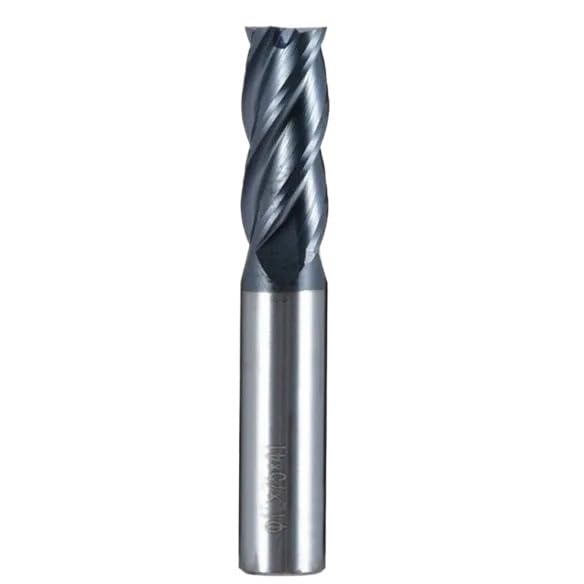 Fresa de extremo plano con revestimiento HRC50 4F 5 mm x 6D, carburo tungsteno for mecanizado mecánico CNC