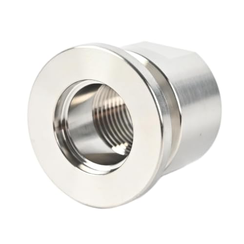 Image of SS304 KF16 NPT Female Adaptor thread 3 /8 inch NW16 KF Female coupling ISO-KF25 X FNPT 3 /8 inch
