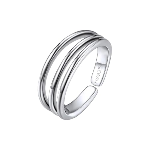 Image of HighSpark Silver Toe Ring /Band Ring for Women | 92.5 Sterling Silver Adjustable Toe Rings | 1 Piece Only | Minimal & Elegant Designs