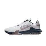 Nike Impact 4 Basketball Shoes (DM1124-102, White/Armory Navy/Football Grey/Light Violet Ore) Size 13