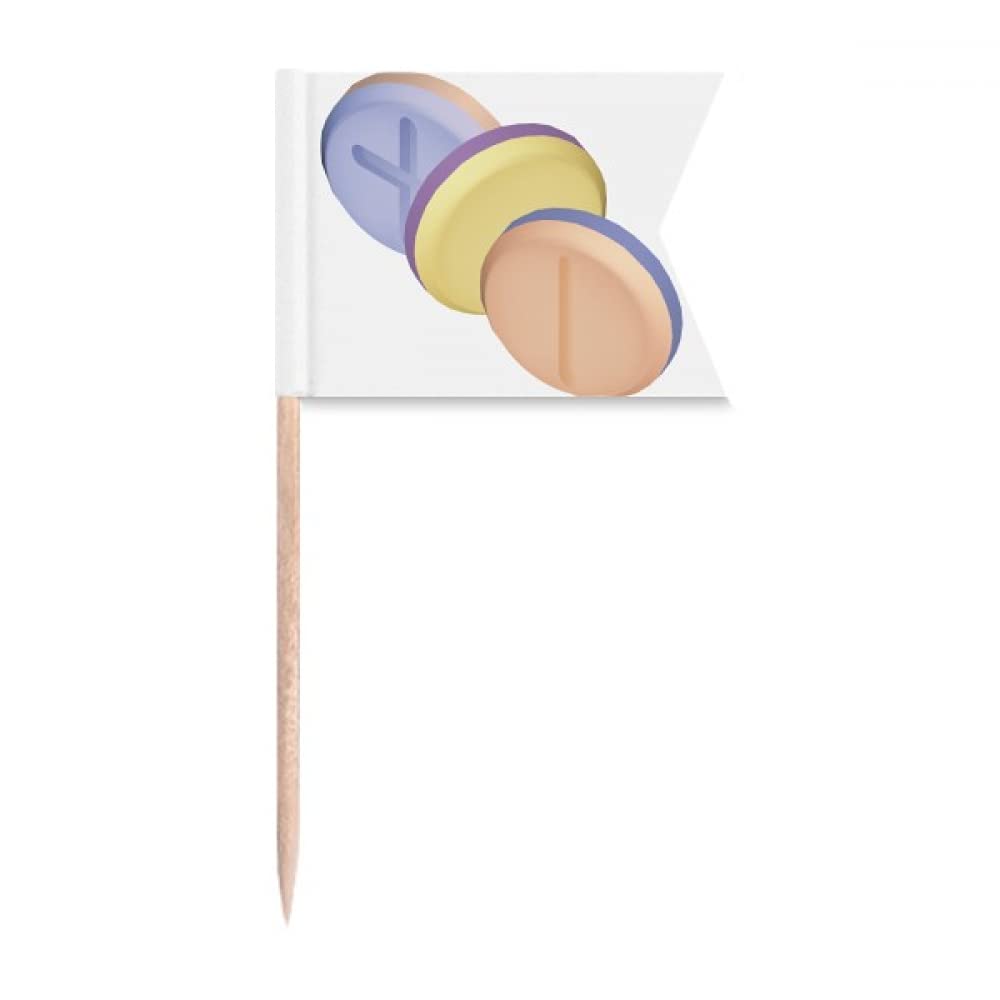 Pilule Plan Illustration décoration gâteau pour apéritif et fête médicale