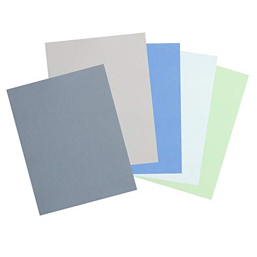 Premium Colored Cardstock Paper 8.5” X 11”, Assorted Cool Colors | 65Lb Smooth Texture | Solid Core Card Stock For Crafts And Scrapbooking | 50 Sheets (Cool Rivers) #TOP1