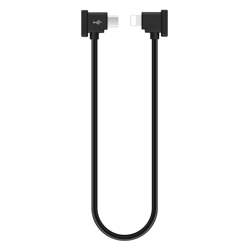 Drone Remote Controller Cable, Tablet Phone Extension Data Cord For DJI Mavic Air 2/Air 2S/Mini 2 /Pocket 2/osmo pocket Type-C Connector (TYPE-C to IOS 30cm)